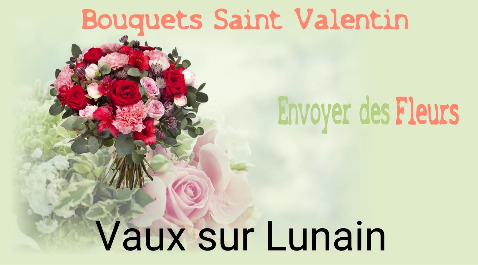 Roses de Saint-Valentin livrées à Vaux-sur-Lunain